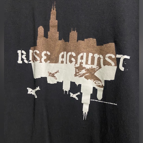 Rise Against vintage y2k punk band tee 2003 - Picture 2 of 3